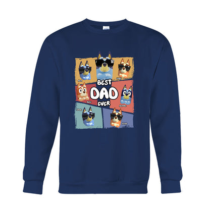 Best Dad Ever - Personalized Father T-shirt And Hoodie