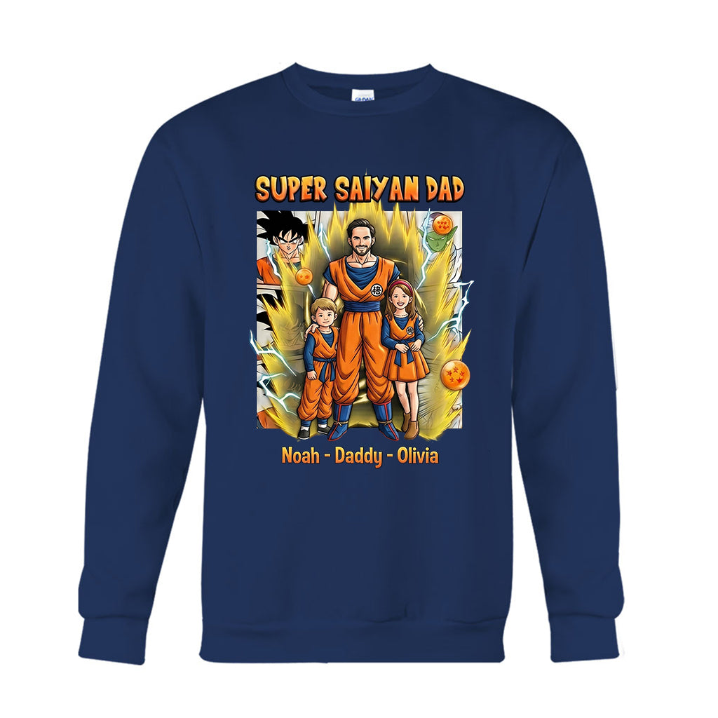 Legendary Super Power Father - Personalized Seven Balls T-shirt And Hoodie