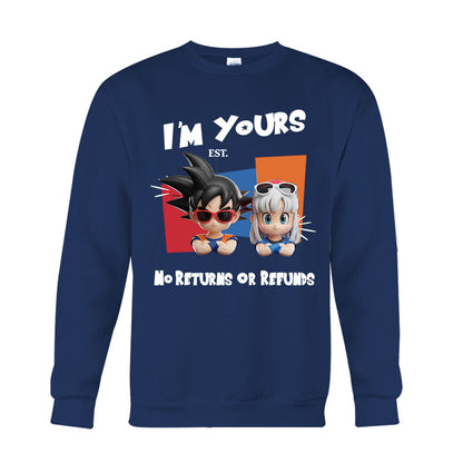 I'm Yours No Returns Or Refunds - Personalized Seven Balls T-shirt And Hoodie