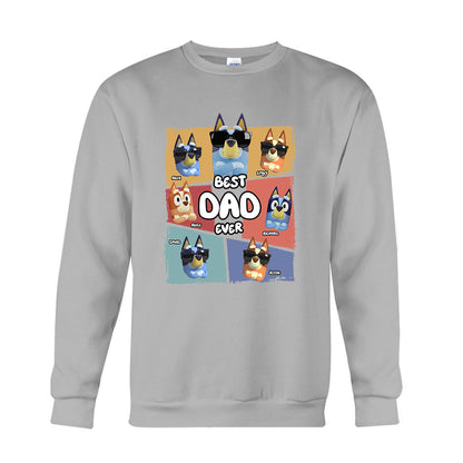 Best Dad Ever - Personalized Father T-shirt And Hoodie