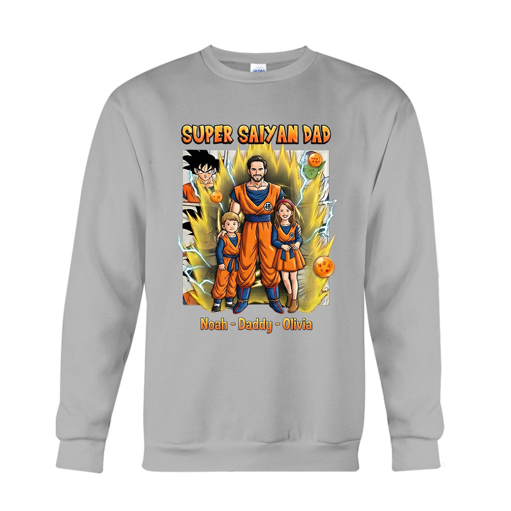 Legendary Super Power Father - Personalized Seven Balls T-shirt And Hoodie