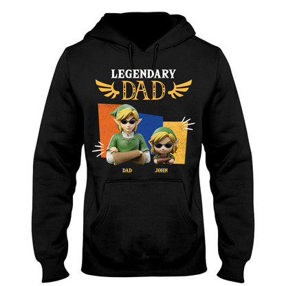 Legendary Dad - Personalized The Hero's Legend T-shirt And Hoodie