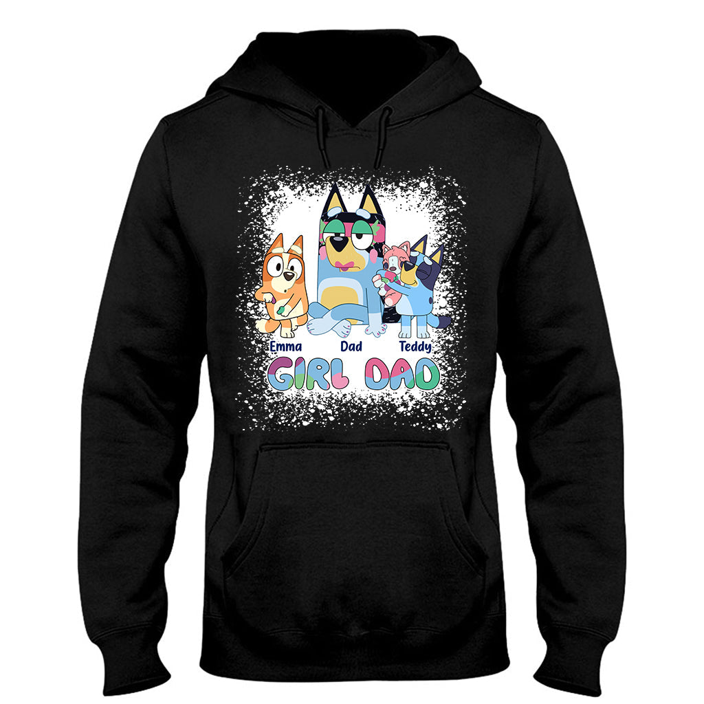 Girl Dad - Personalized Father T-shirt And Hoodie