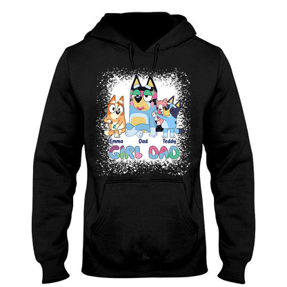 Girl Dad - Personalized Father T-shirt And Hoodie