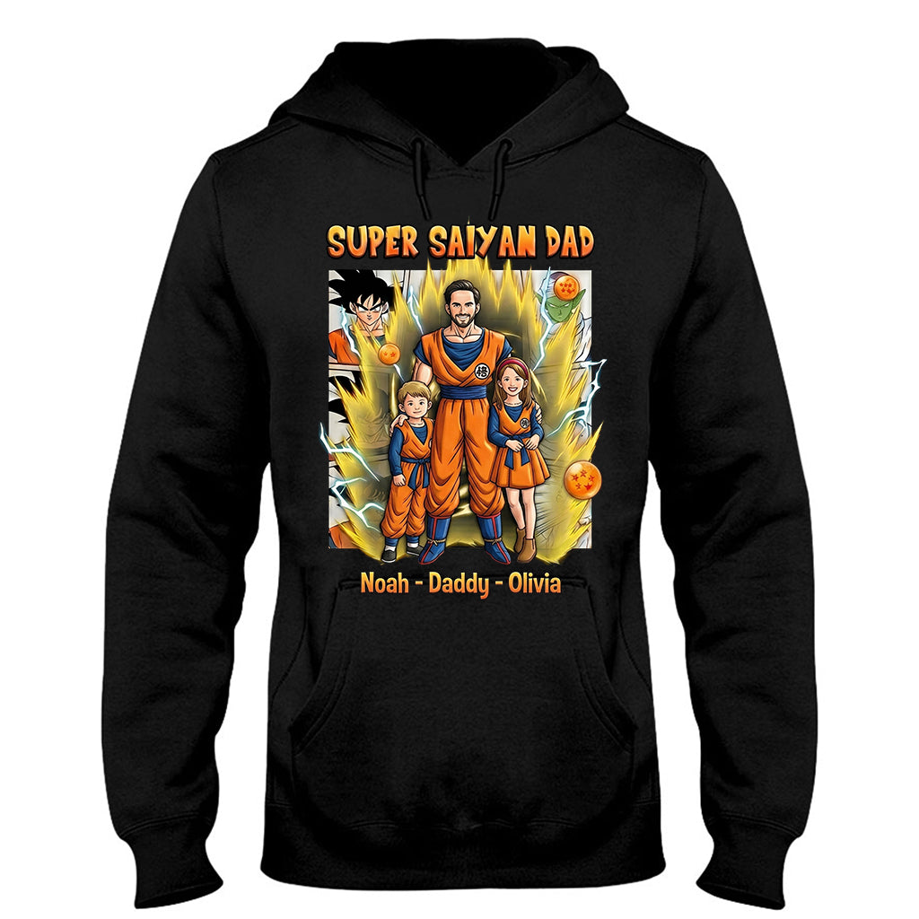 Legendary Super Power Father - Personalized Seven Balls T-shirt And Hoodie