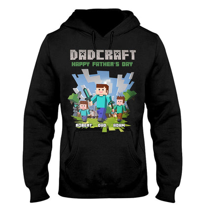 Dadcraft - Personalized Block World T-shirt And Hoodie