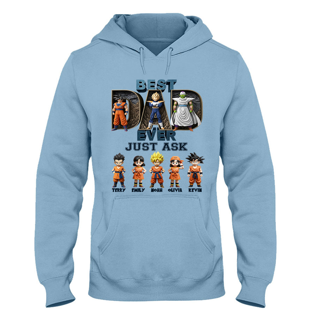 Best Dad Ever - Personalized Seven Balls T-shirt And Hoodie
