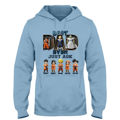 Best Dad Ever - Personalized Seven Balls T-shirt And Hoodie