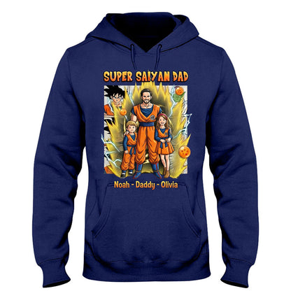 Legendary Super Power Father - Personalized Seven Balls T-shirt And Hoodie