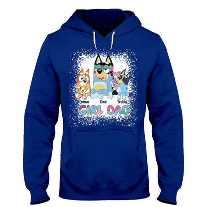 Girl Dad - Personalized Father T-shirt And Hoodie