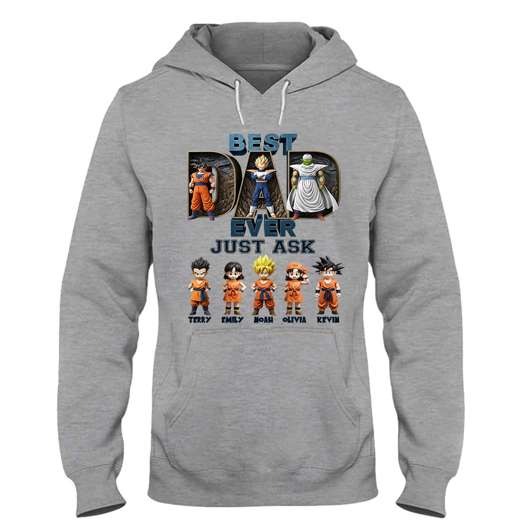 Best Dad Ever - Personalized Seven Balls T-shirt And Hoodie