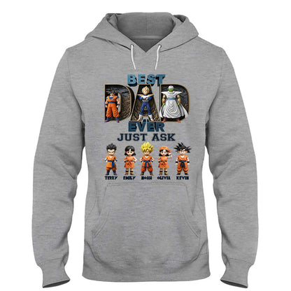 Best Dad Ever - Personalized Seven Balls T-shirt And Hoodie