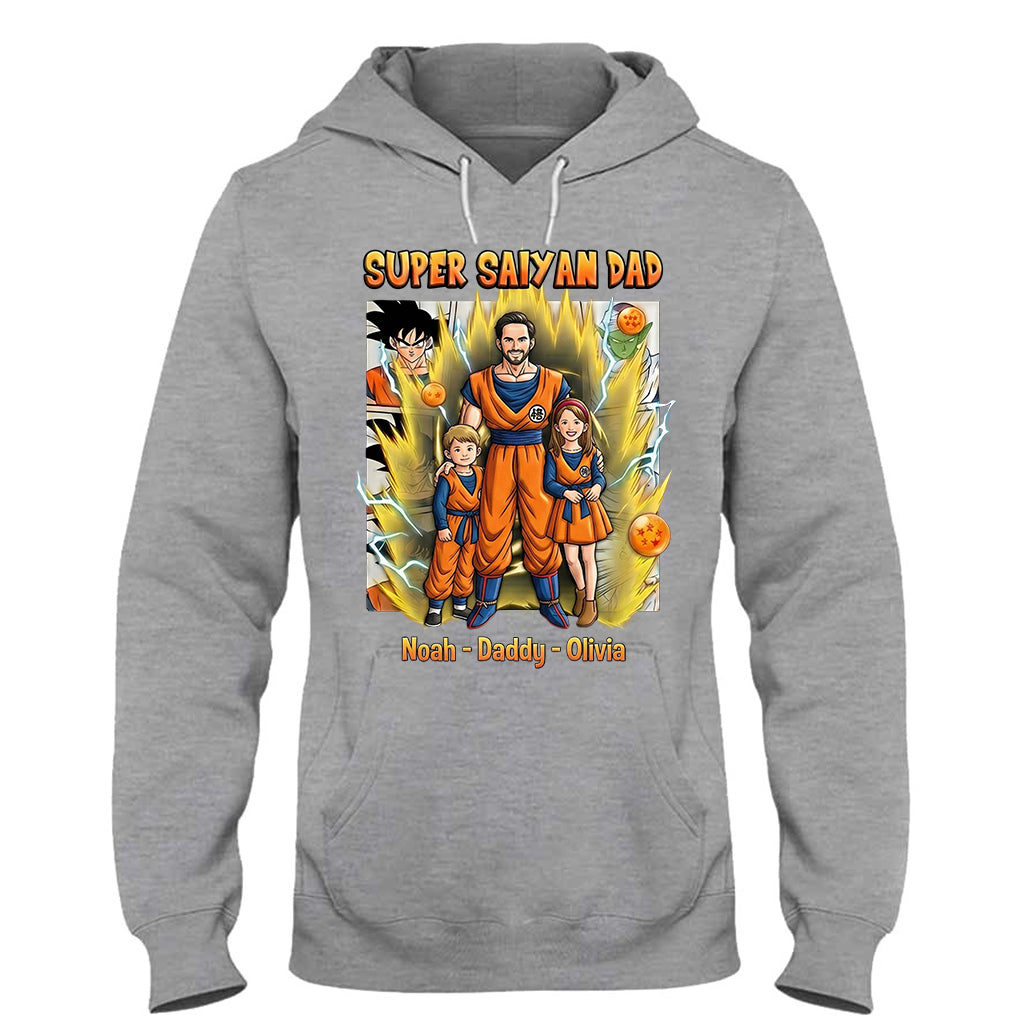 Legendary Super Power Father - Personalized Seven Balls T-shirt And Hoodie