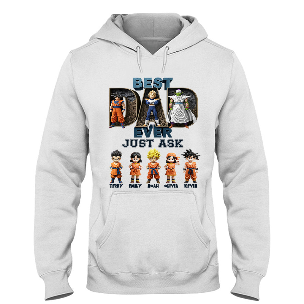 Best Dad Ever - Personalized Seven Balls T-shirt And Hoodie