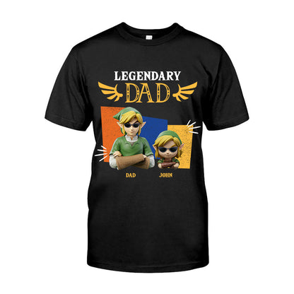 Legendary Dad - Personalized The Hero's Legend T-shirt And Hoodie