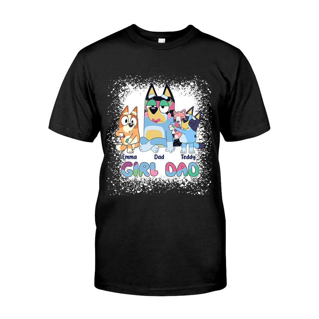 Girl Dad - Personalized Father T-shirt And Hoodie