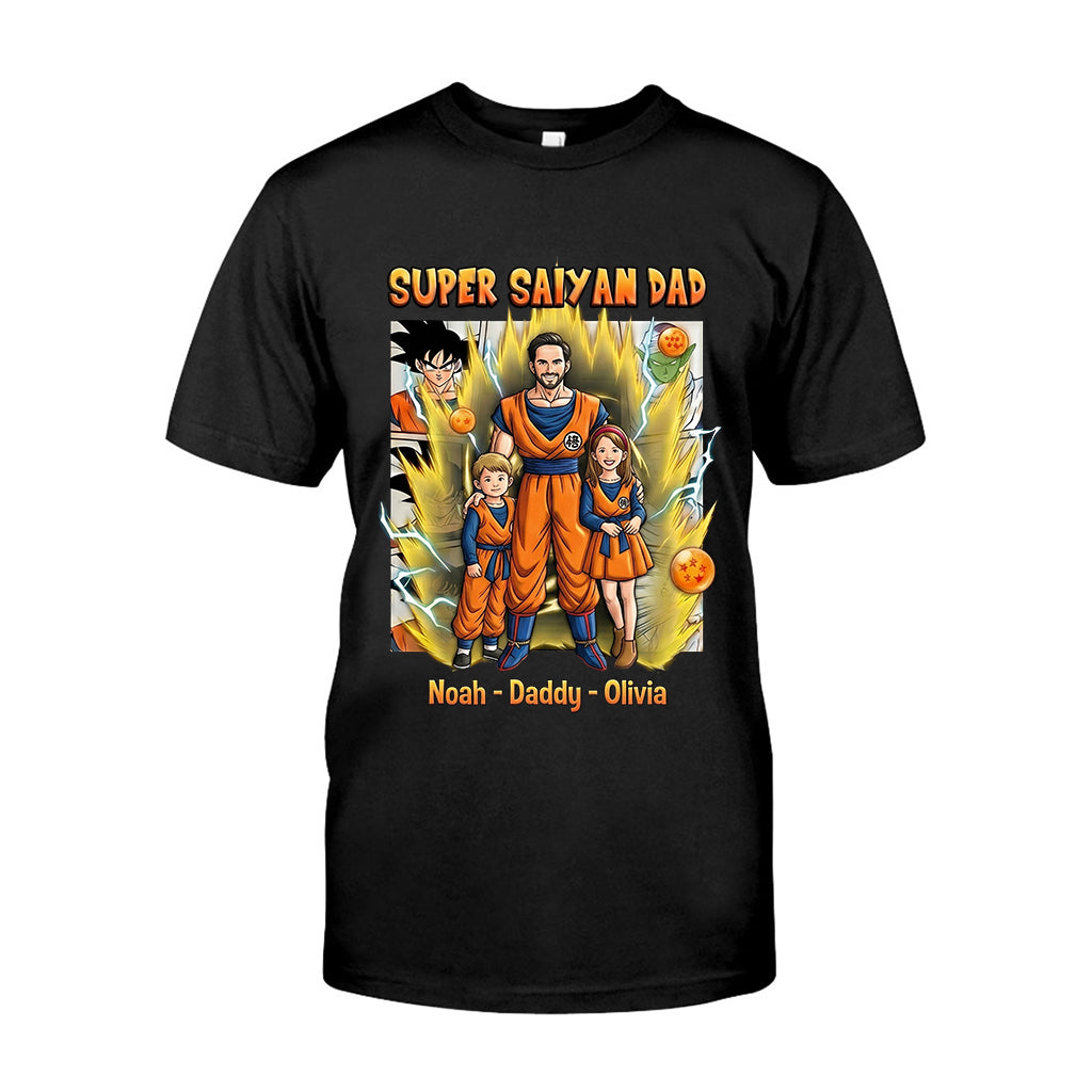 Legendary Super Power Father - Personalized Seven Balls T-shirt And Hoodie