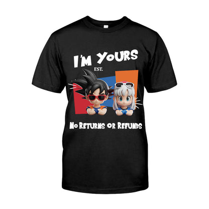 I'm Yours No Returns Or Refunds - Personalized Seven Balls T-shirt And Hoodie