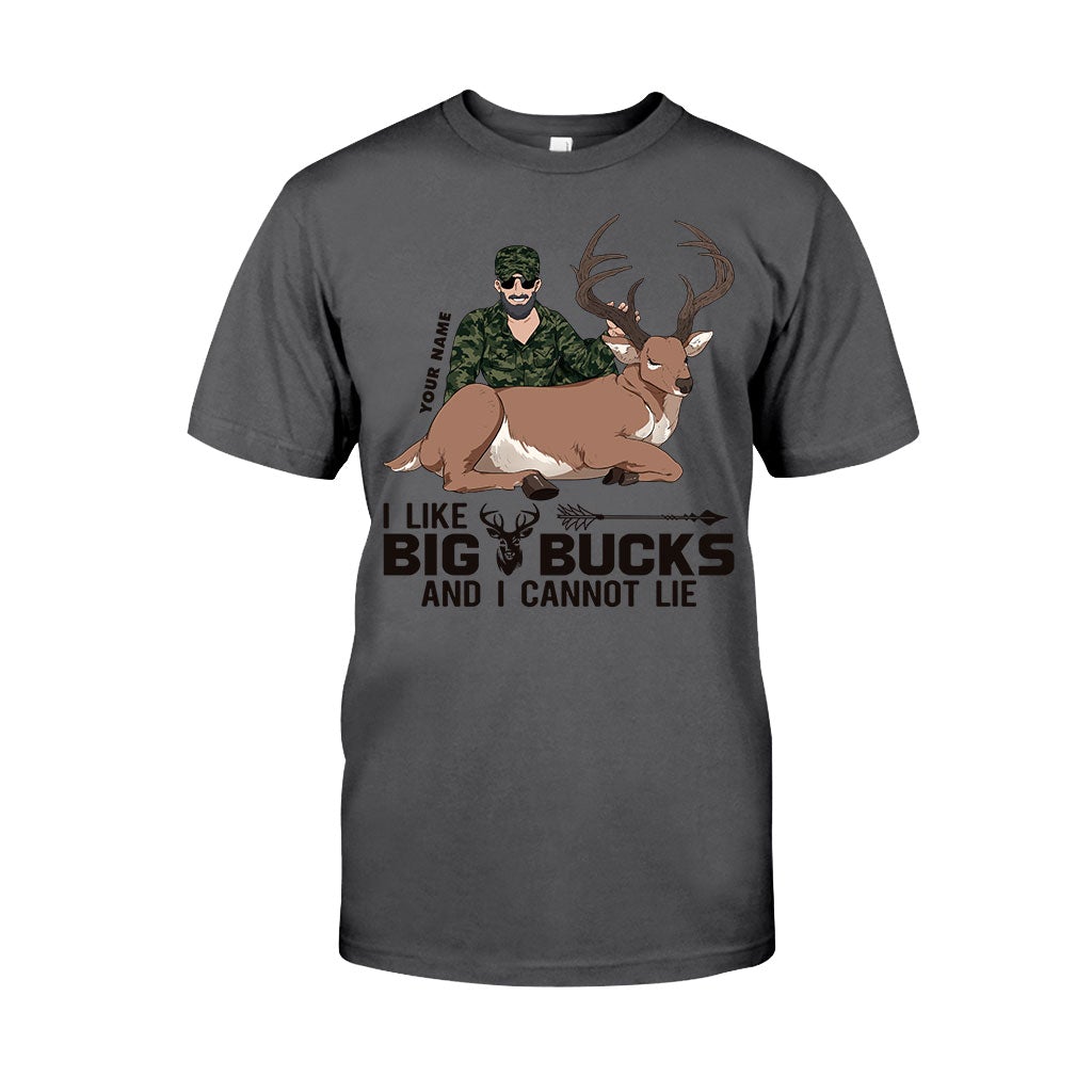I Like Big Bucks - Personalized Hunting T-shirt and Hoodie