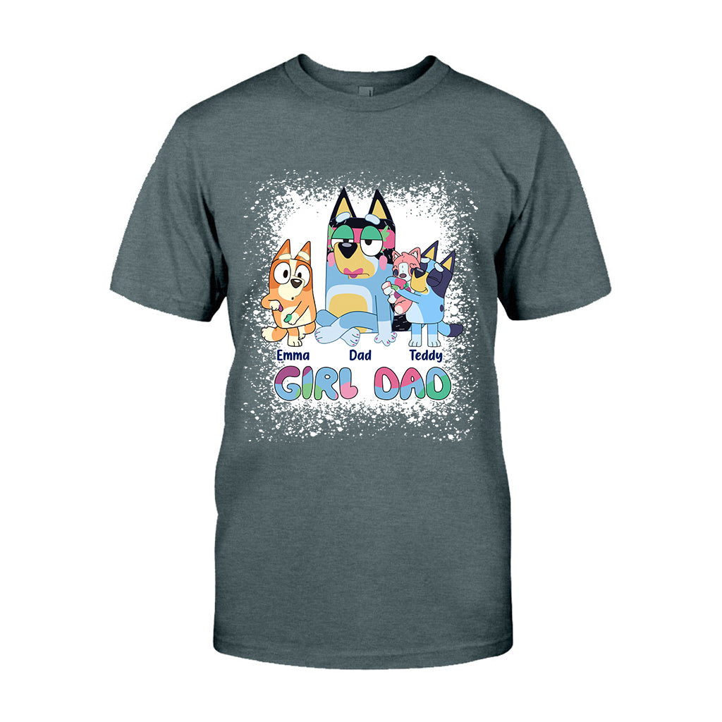 Girl Dad - Personalized Father T-shirt And Hoodie