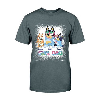 Girl Dad - Personalized Father T-shirt And Hoodie