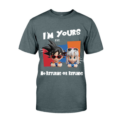 I'm Yours No Returns Or Refunds - Personalized Seven Balls T-shirt And Hoodie