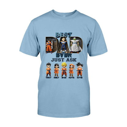 Best Dad Ever - Personalized Seven Balls T-shirt And Hoodie