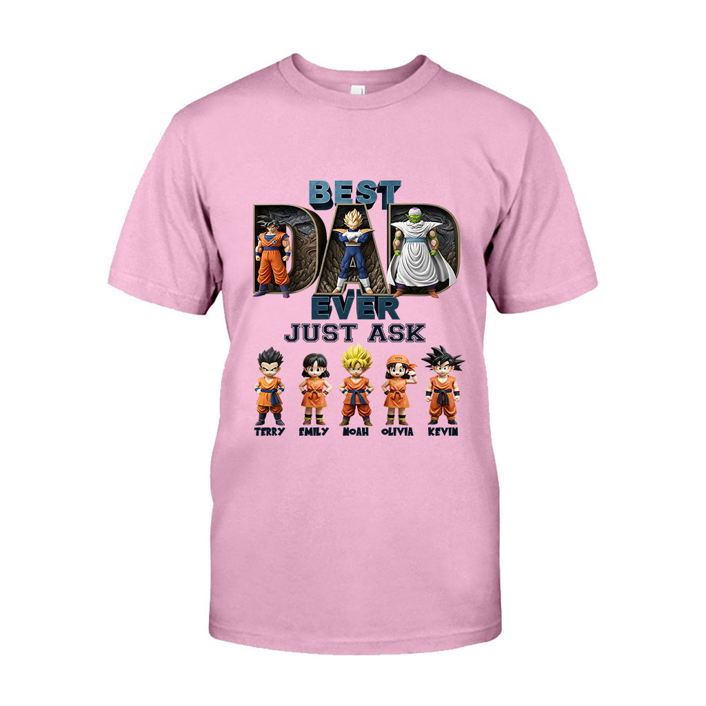 Best Dad Ever - Personalized Seven Balls T-shirt And Hoodie