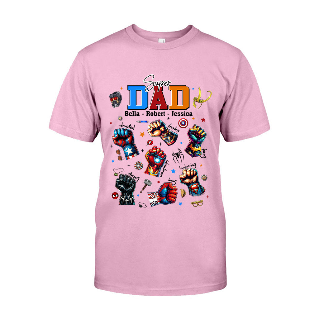 Best Dad Ever Father's Day Gift - Fatherhood - Personalized Father T-shirt And Hoodie