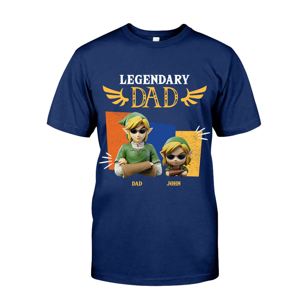 Legendary Dad - Personalized The Hero's Legend T-shirt And Hoodie