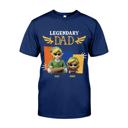 Legendary Dad - Personalized The Hero's Legend T-shirt And Hoodie