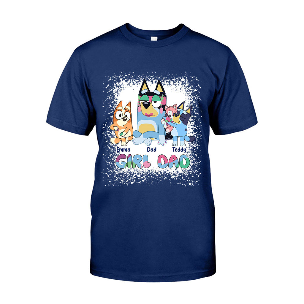 Girl Dad - Personalized Father T-shirt And Hoodie