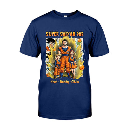 Legendary Super Power Father - Personalized Seven Balls T-shirt And Hoodie