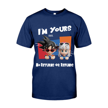 I'm Yours No Returns Or Refunds - Personalized Seven Balls T-shirt And Hoodie