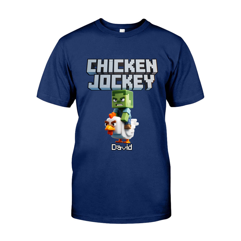 Chicken Jockey! - Personalized Block World T-shirt And Hoodie