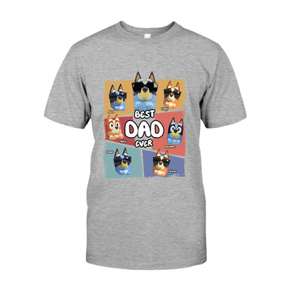 Best Dad Ever - Personalized Father T-shirt And Hoodie