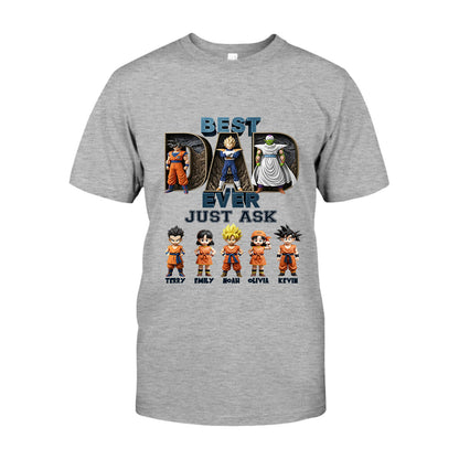 Best Dad Ever - Personalized Seven Balls T-shirt And Hoodie