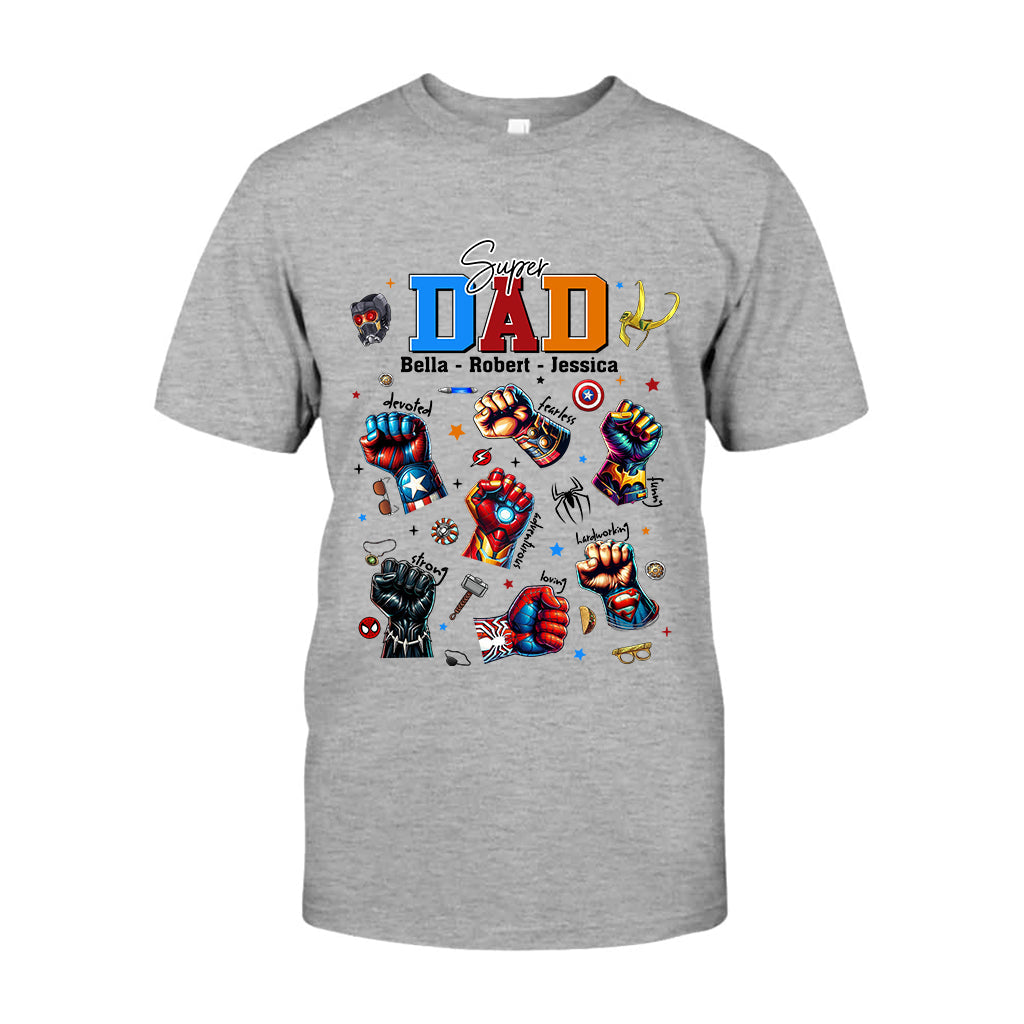 Best Dad Ever Father's Day Gift - Fatherhood - Personalized Father T-shirt And Hoodie