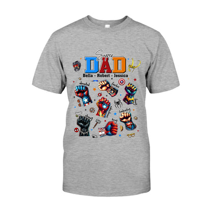 Best Dad Ever Father's Day Gift - Fatherhood - Personalized Father T-shirt And Hoodie