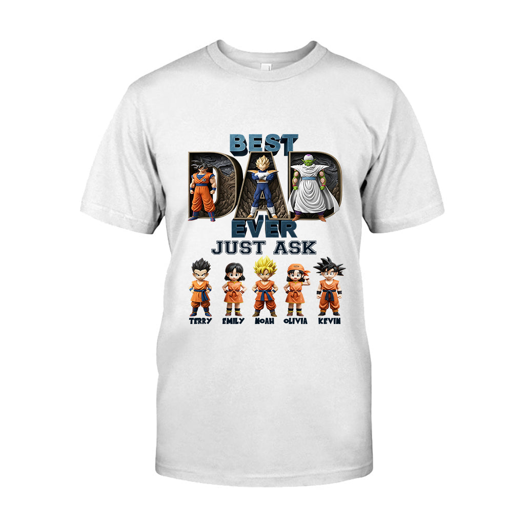 Best Dad Ever - Personalized Seven Balls T-shirt And Hoodie