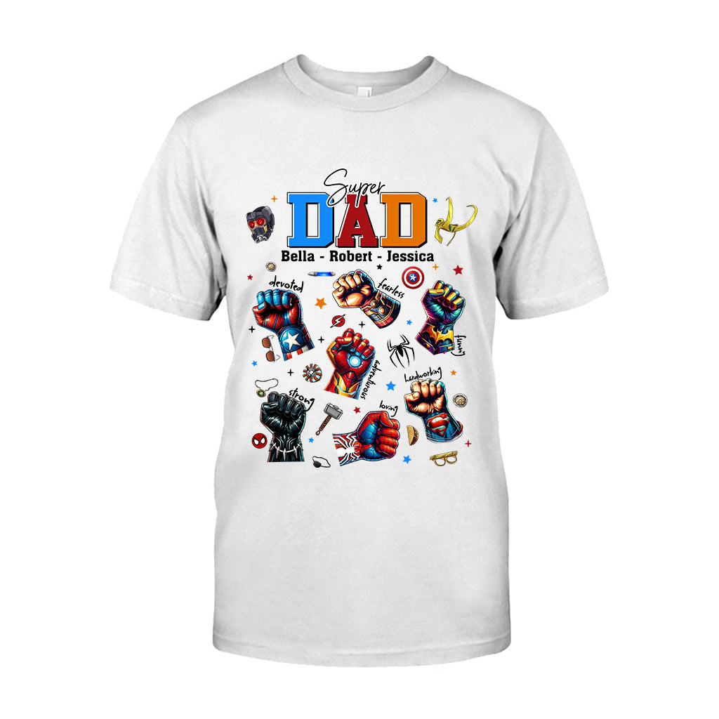 Best Dad Ever Father's Day Gift - Fatherhood - Personalized Father T-shirt And Hoodie