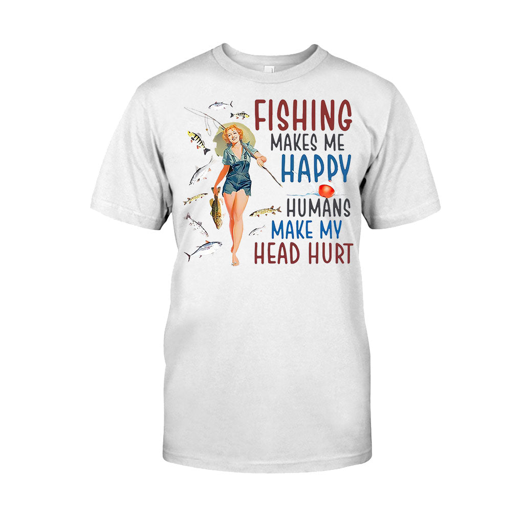 Make Me Happy - Fishing T-shirt and Hoodie 112021