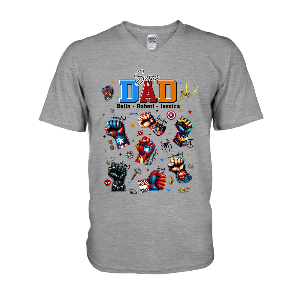 Best Dad Ever Father's Day Gift - Fatherhood - Personalized Father T-shirt And Hoodie