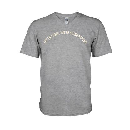 Get In Loser We're Going Hexing Witch - Personalized Halloween T-shirt and Hoodie