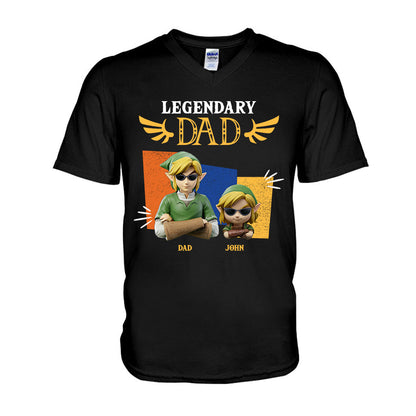 Legendary Dad - Personalized The Hero's Legend T-shirt And Hoodie