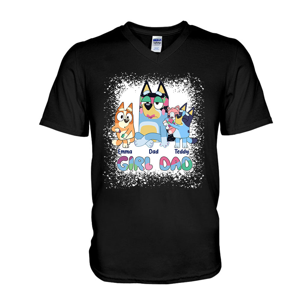 Girl Dad - Personalized Father T-shirt And Hoodie