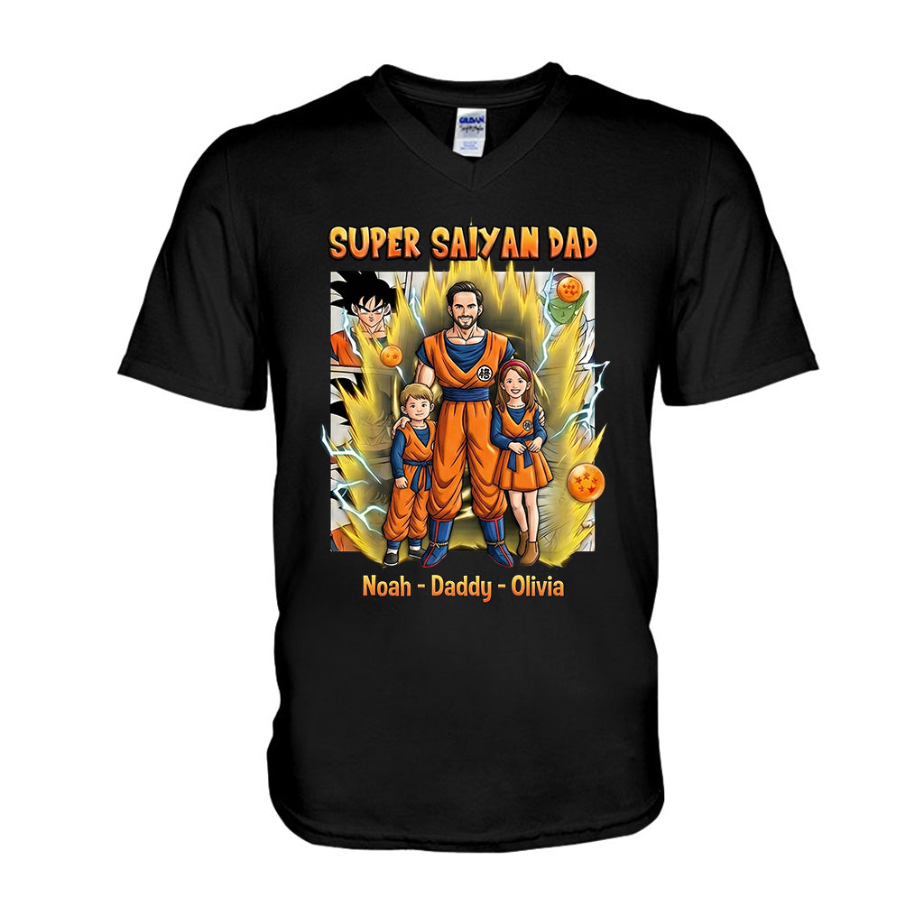 Legendary Super Power Father - Personalized Seven Balls T-shirt And Hoodie