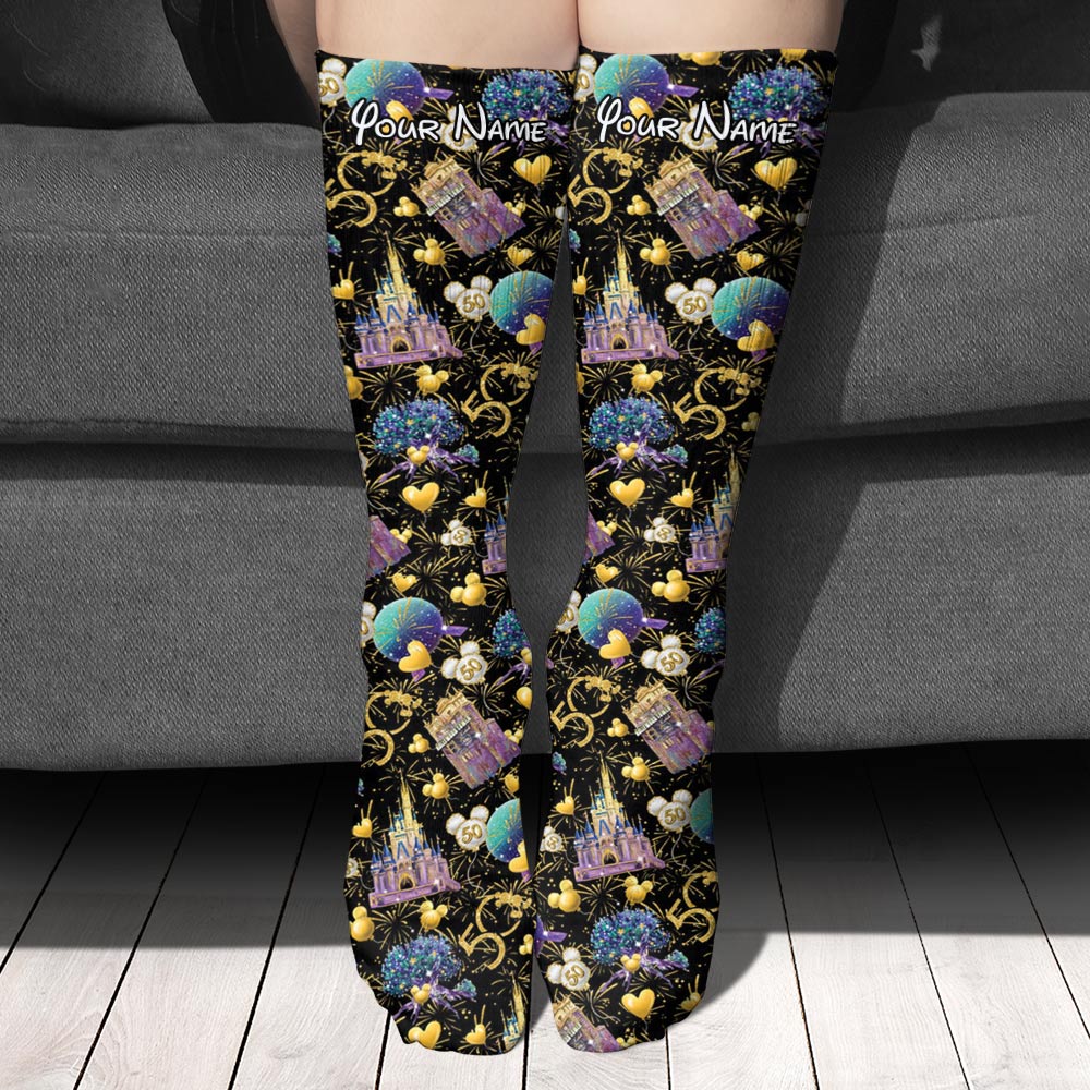 50 Years Of Magic - Personalized Mouse Socks