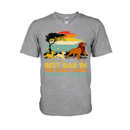 Best Dad In The Pride Lands Just Ask - Personalized Mouse T-shirt and Hoodie