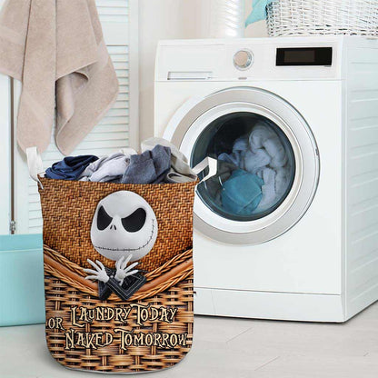Laundry Today - Nightmare Storage Basket With 3D Pattern Print